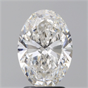 Natural Diamond 2.30 Carats, Oval with  Cut, F Color, VS1 Clarity and Certified by GIA