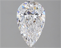 Diamante Natural 2.01 quilates, De pera , Color D, claridad IF y certificado GIA