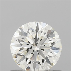 Picture of Natural Diamond 0.55 Carats, Round with Excellent Cut, I Color, VS2 Clarity and Certified by IGI
