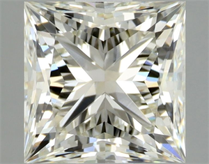 Picture of Natural Diamond 1.00 Carats, Princess with  Cut, L Color, VS2 Clarity and Certified by GIA