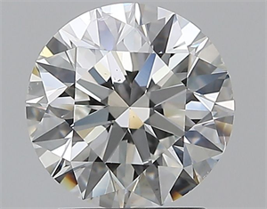 Picture of Natural Diamond 2.01 Carats, Round with Excellent Cut, G Color, SI1 Clarity and Certified by GIA