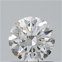 Natural Diamond 0.85 Carats, Round with Excellent Cut, I Color, IF Clarity and Certified by GIA