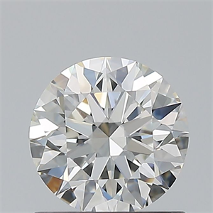 Picture of Natural Diamond 0.85 Carats, Round with Excellent Cut, I Color, IF Clarity and Certified by GIA