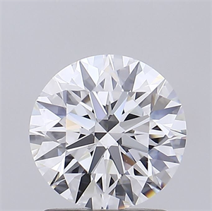 Picture of Lab Grown Diamond 1.51 Carats, Round with Ideal Cut, D Color, VVS2 Clarity and Certified by IGI
