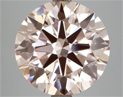 Picture of Lab Grown Diamond 8.04 Carats, Round with Ideal Cut, Fancy Pink Color, VVS2 Clarity and Certified by IGI