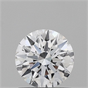 Lab Grown Diamond 0.84 Carats, Round with Ideal Cut, D Color, VS2 Clarity and Certified by IGI