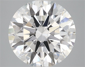 Picture of Lab Grown Diamond 3.55 Carats, Round with Ideal Cut, D Color, VS1 Clarity and Certified by IGI