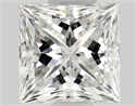 Natural Diamond 0.51 Carats, Princess with  Cut, G Color, VVS1 Clarity and Certified by GIA