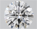 Lab Grown Diamond 4.16 Carats, Round with Ideal Cut, E Color, VVS2 Clarity and Certified by IGI