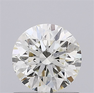 Foto Diamante Natural 0.71 quilates, Redondo , Color L, claridad SI1 y certificado GIA de