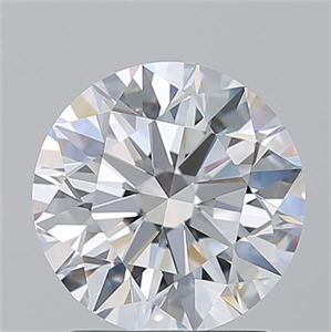 Picture of Natural Diamond 2.01 Carats, Round with Excellent Cut, E Color, VVS2 Clarity and Certified by GIA