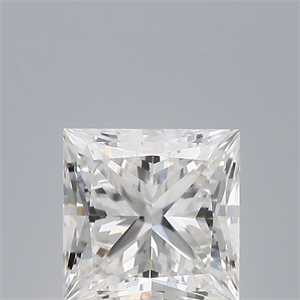 Picture of Natural Diamond 0.61 Carats, Princess with  Cut, G Color, VS2 Clarity and Certified by GIA