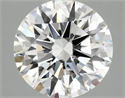 Del inventario de diamantes de laboratorio, 2.01 quilates, Redondo , Color E, claridad VVS2 y certificado IGI
