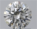 Natural Diamond 0.92 Carats, Round with Excellent Cut, I Color, VVS2 Clarity and Certified by GIA