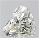 Natural Diamond 5.02 Carats, Heart with  Cut, I Color, SI1 Clarity and Certified by IGI