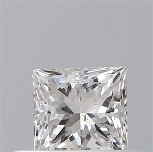 Picture of Natural Diamond 0.41 Carats, Princess with  Cut, E Color, SI1 Clarity and Certified by GIA