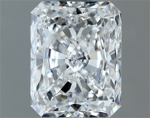 Picture of Natural Diamond 1.20 Carats, Radiant with  Cut, E Color, VS1 Clarity and Certified by GIA
