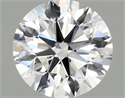Del inventario de diamantes de laboratorio, 2.01 quilates, Redondo , Color E, claridad VVS2 y certificado IGI