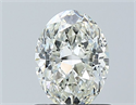 Diamante Natural 0.90 quilates, Ovalado , Color H, claridad VVS2 y certificado IGI