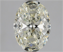 Natural Diamond 1.50 Carats, Oval with  Cut, L Color, VVS1 Clarity and Certified by GIA