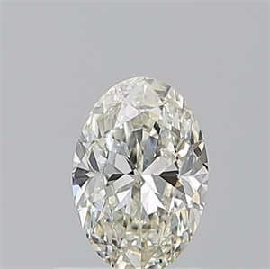 Picture of Natural Diamond 0.50 Carats, Oval with  Cut, J Color, VVS2 Clarity and Certified by GIA