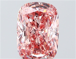 Picture of Lab Grown Diamond 2.01 Carats, CUSHION MODIFIED with  Cut, Fancy Intense Pink Color, VS1 Clarity and Certified by IGI