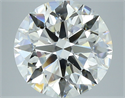 Natural Diamond 4.71 Carats, Round with Excellent Cut, J Color, VS1 Clarity and Certified by GIA
