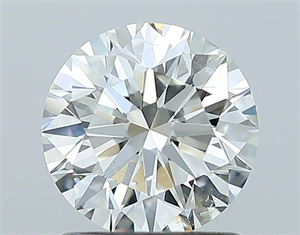 Picture of Natural Diamond 1.21 Carats, Round with Excellent Cut, I Color, SI2 Clarity and Certified by GIA