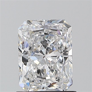 Picture of Natural Diamond 1.01 Carats, Radiant with  Cut, E Color, SI1 Clarity and Certified by GIA