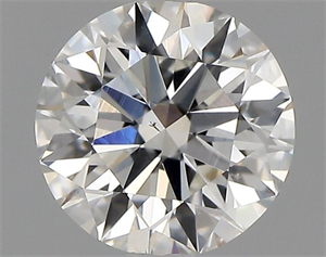 Picture of Natural Diamond 0.90 Carats, Round with Excellent Cut, H Color, SI1 Clarity and Certified by GIA