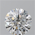 Natural Diamond 0.70 Carats, Round with Excellent Cut, H Color, SI1 Clarity and Certified by GIA