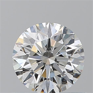 Picture of Natural Diamond 0.70 Carats, Round with Excellent Cut, H Color, SI1 Clarity and Certified by GIA
