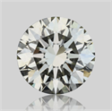 Natural Diamond 0.50 Carats, Round with Very Good Cut, K Color, VVS1 Clarity and Certified by GIA