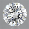 Lab Grown Diamond 2.83 Carats, Round with Excellent Cut, F Color, VS1 Clarity and Certified by IGI