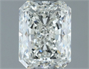 Natural Diamond 1.03 Carats, Radiant with  Cut, G Color, SI1 Clarity and Certified by IGI