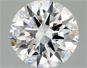 Lab Grown Diamond 2.94 Carats, Round with Ideal Cut, E Color, VVS2 Clarity and Certified by IGI