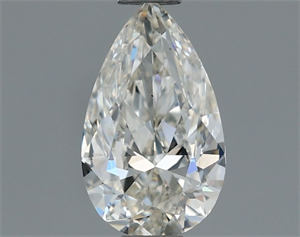 Picture of Natural Diamond 0.50 Carats, Pear with  Cut, H Color, VS1 Clarity and Certified by IGI