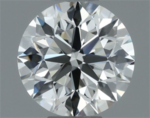 Foto Diamante Natural 0.60 quilates, Redondo , Color H, claridad VVS1 y certificado IGI de