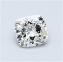 Diamante Natural 0.72 quilates, Del cojín , Color H, claridad SI1 y certificado GIA
