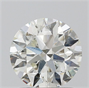 Natural Diamond 1.20 Carats, Round with Excellent Cut, J Color, SI2 Clarity and Certified by GIA