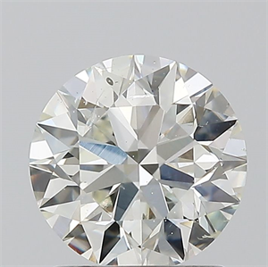 Picture of Natural Diamond 1.20 Carats, Round with Excellent Cut, J Color, SI2 Clarity and Certified by GIA