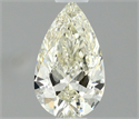 Natural Diamond 0.40 Carats, Pear with  Cut, K Color, VVS2 Clarity and Certified by IGI