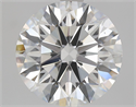 Natural Diamond 2.54 Carats, Round with Excellent Cut, G Color, VS2 Clarity and Certified by GIA