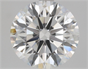 Natural Diamond 2.54 Carats, Round with Excellent Cut, G Color, VS2 Clarity and Certified by GIA