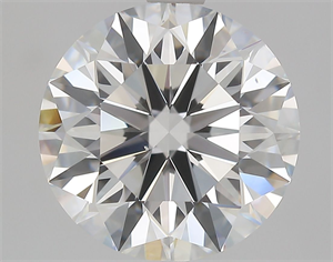 Picture of Natural Diamond 2.54 Carats, Round with Excellent Cut, G Color, VS2 Clarity and Certified by GIA