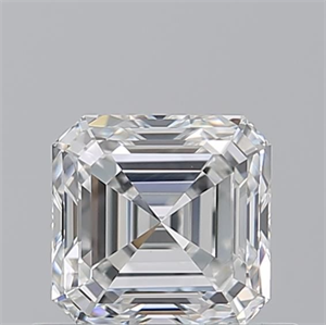 Picture of Natural Diamond 0.70 Carats, Asscher with  Cut, F Color, VVS2 Clarity and Certified by GIA