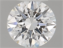 Diamante Natural 0.42 quilates, Redondo , Color F, claridad IF y certificado GIA