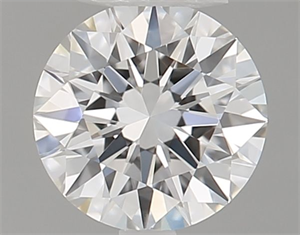 Picture of Natural Diamond 0.42 Carats, Round with Excellent Cut, F Color, IF Clarity and Certified by GIA