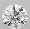 Natural Diamond 0.90 Carats, Round with Excellent Cut, I Color, VS1 Clarity and Certified by IGI
