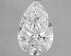 Picture of Natural Diamond 1.51 Carats, Pear with  Cut, D Color, SI2 Clarity and Certified by GIA